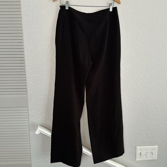 Vintage Fleur David Rodriguez Wide Leg High Waist Black Pullon Pants Stretch - Picture 4 of 5
